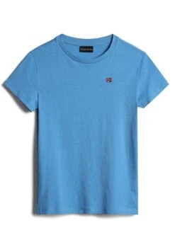 Napapijri Salis - T-Shirt Basic - Blue Azure 11 Napapijri Salis - T-Shirt Basic - Blue Azure -Napapijri 8c5f39532a1e4fe0ab9d7016e7cca465