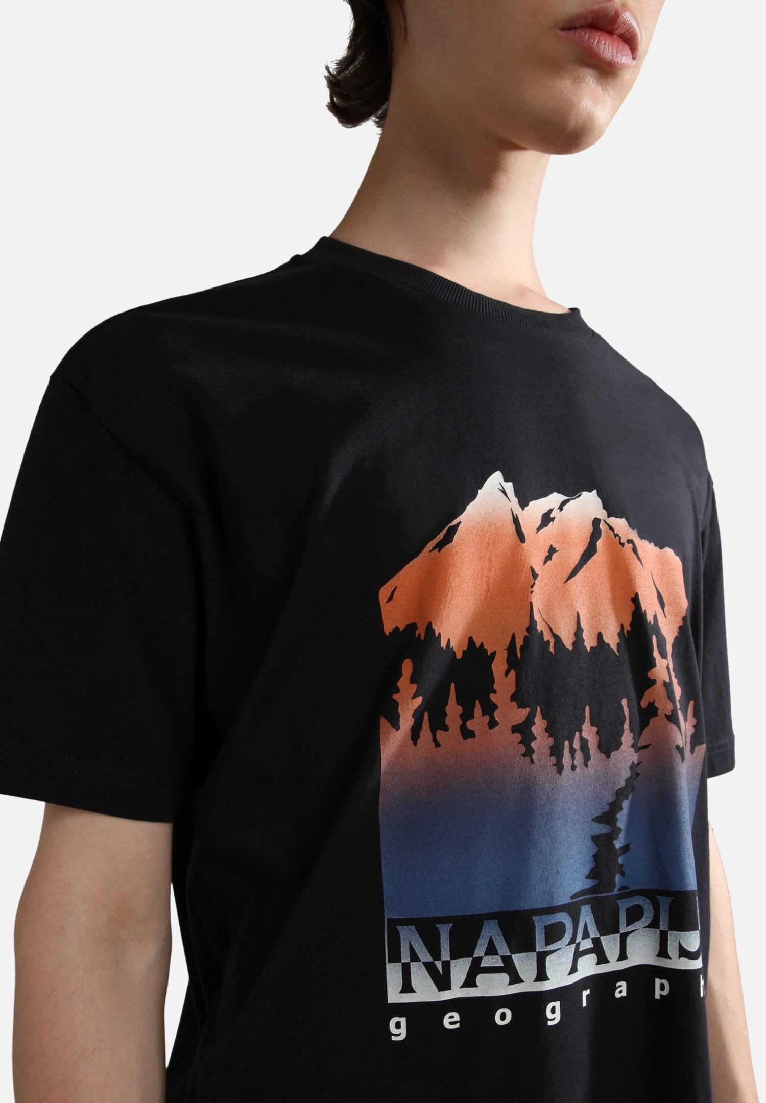 Napapijri S Hill - T-Shirt Print - Black 5 Napapijri S Hill - T-Shirt Print - Black - Afbeelding 3