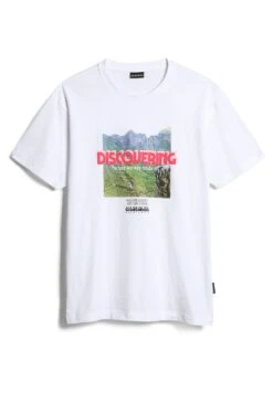 Napapijri Bolivar - T-Shirt Print - Bright White -Napapijri 8d71408c2811481f99ddaf6c46a3fad8