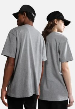 Napapijri S-Quito Ss - T-Shirt Print - Grey -Napapijri 8e4ff835c30e48af9fafef0ed41ac9aa
