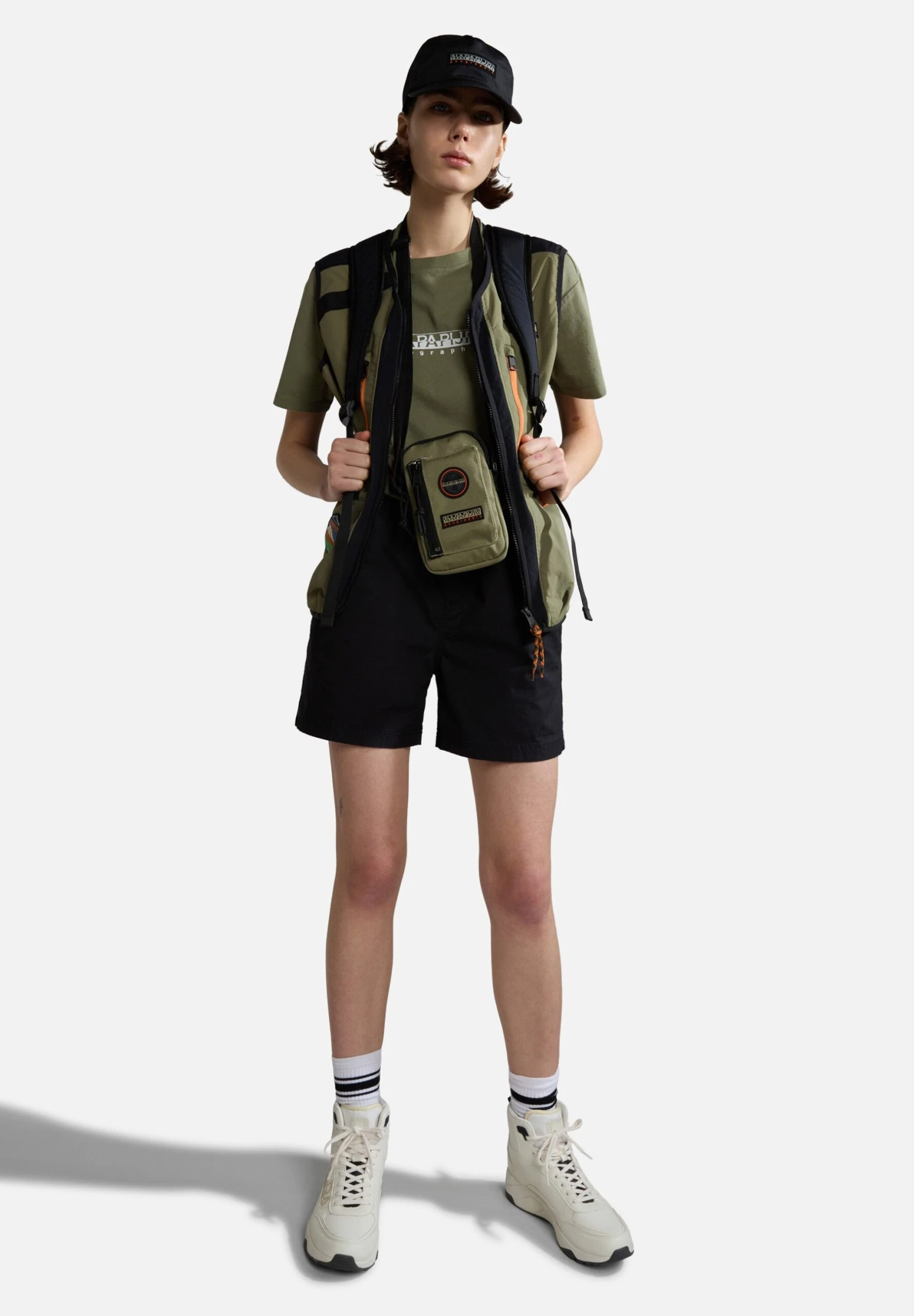 Napapijri S-Box W Ss - T-Shirt Print - Green Lichen 4 Napapijri S-Box W Ss - T-Shirt Print - Green Lichen - Afbeelding 2