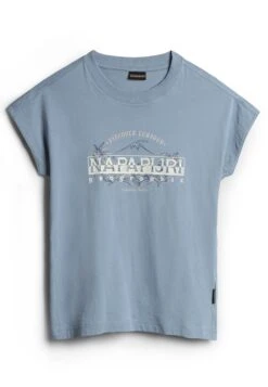 Napapijri Isabela - T-Shirt Print - Blue Faded Bb