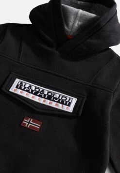 Napapijri Burgee Winter - Hoodie - Black -Napapijri 90179c6ab68a47dd8a785ccc2d63f26f