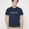 Napapijri Santiago- T-Shirt Print - Blu Marine -Napapijri 9082d4f3f9ac4b5b819003b2005cc317