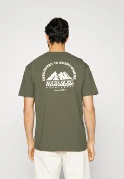 Napapijri Freestyle - T-Shirt Print - Green Depths