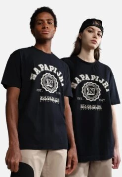 Napapijri S-Quito Ss - T-Shirt Print - Black