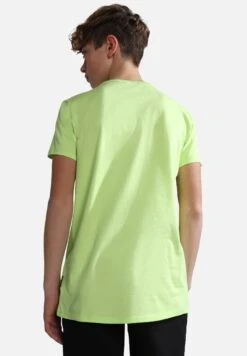 Napapijri S-Box - T-Shirt Print - Green Sharp -Napapijri 924bdf5ab4dc47f18ab68ed5e5fc2ed7