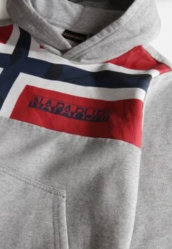 Napapijri Beri- Hoodie - Medium Grey Melange 7 Napapijri Beri- Hoodie - Medium Grey Melange -Napapijri 92b7d002ba6f43e6919704fa1c043837