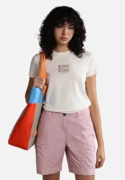 Napapijri Ibarra - T-Shirt Print - White Whisper