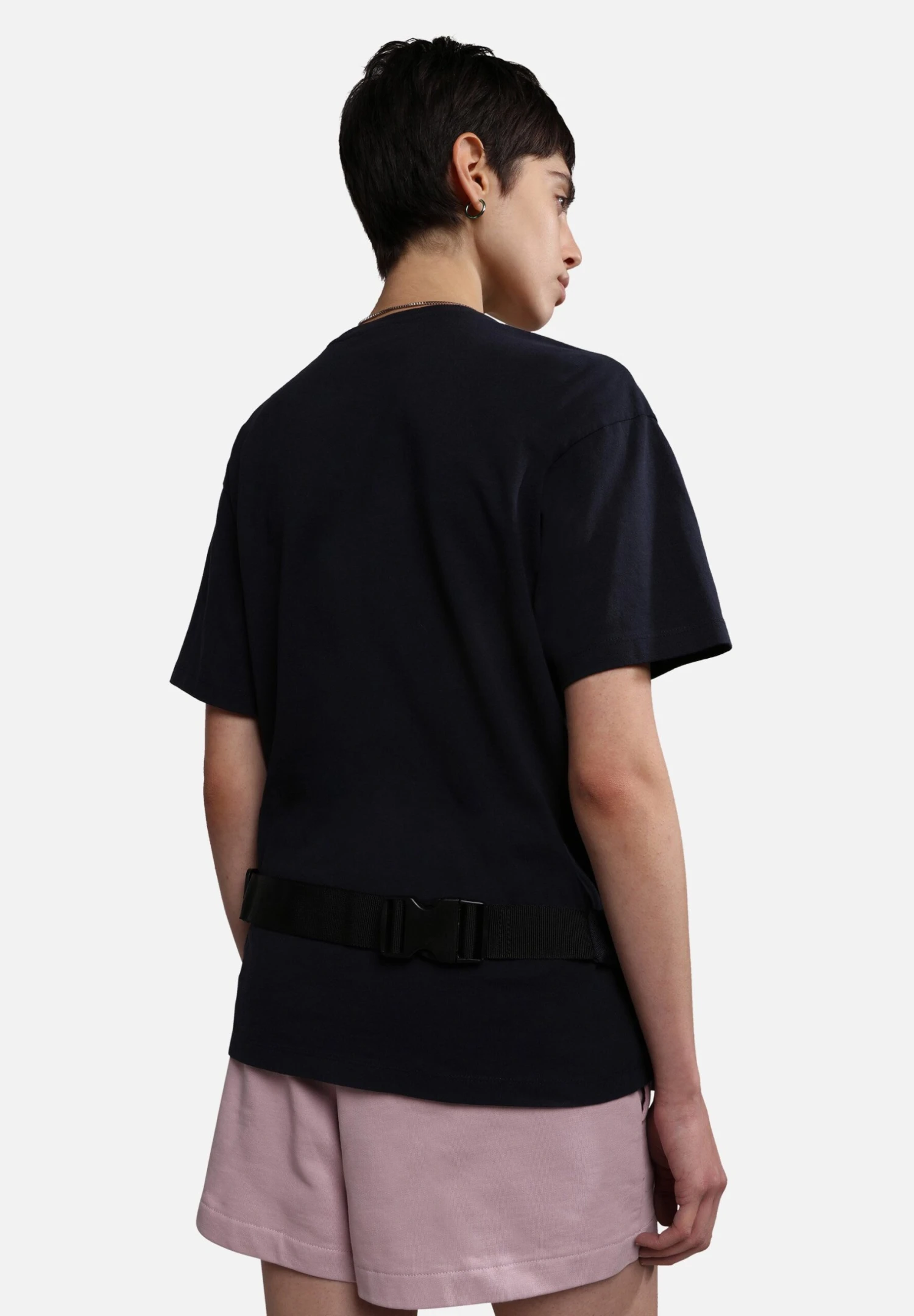 Napapijri S-Box W Ss - T-Shirt Print - Blu Marine 5 Napapijri S-Box W Ss - T-Shirt Print - Blu Marine - Afbeelding 3