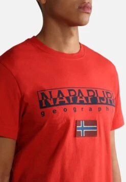 Napapijri S-Ayas - T-Shirt Print - Red Poppy -Napapijri 93e8fff031b841f8a22362011ccd6337