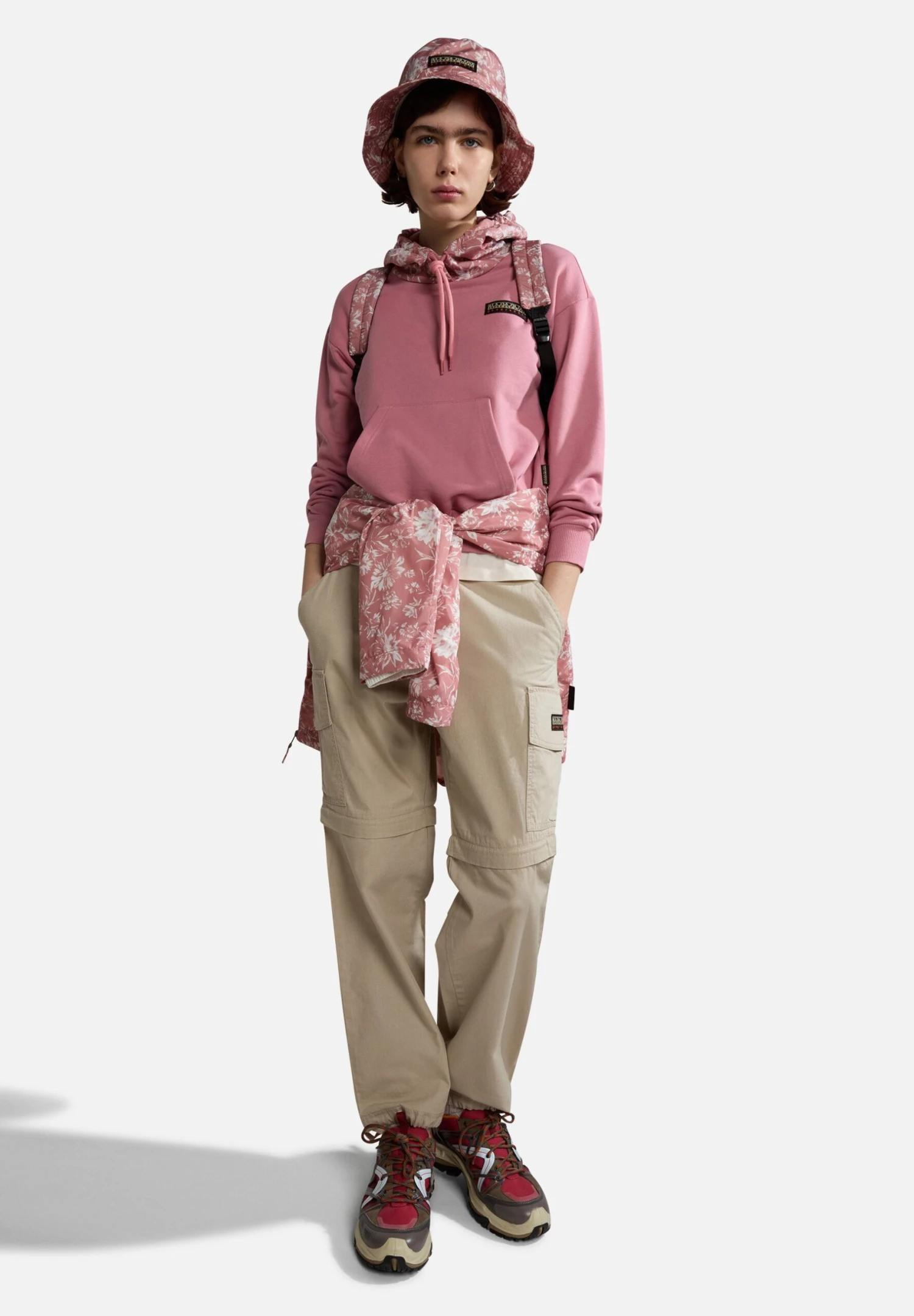 Napapijri Candolle - Hoodie - Pink Lulu 4 Napapijri Candolle - Hoodie - Pink Lulu - Afbeelding 2