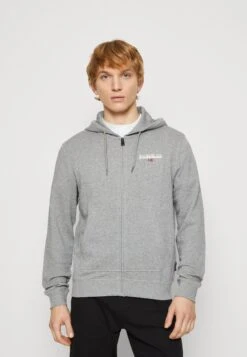 Napapijri Ice- Sweater Met Rits - Med Grey Melange