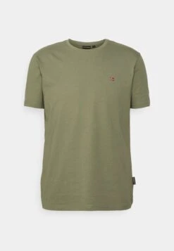 Napapijri Salis - T-Shirt Basic - Green Lichen -Napapijri 9a663e6a2fc6420ea7fdff455938d958