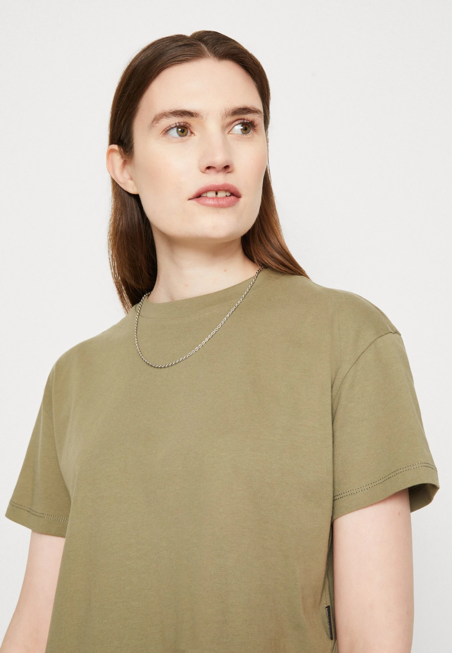 Napapijri Cenepa Crop- T-Shirt Print - Green Lichen 6 Napapijri Cenepa Crop- T-Shirt Print - Green Lichen - Afbeelding 4