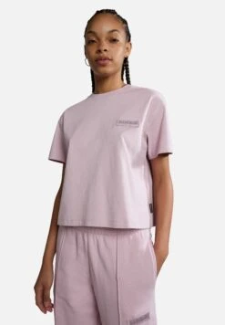 Napapijri S-Morgex W - T-Shirt Basic - Lilac Keep P