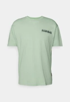 Napapijri Unisex - T-Shirt Print - Green -Napapijri a63b7bb3abf74dc18c6a486d02c98570