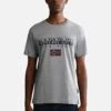 Napapijri S-Ayas - T-Shirt Print - Med Grey Mel -Napapijri a84f9158cf56412f80665d706d8539a6
