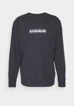 Napapijri Box - Longsleeve - Blu Marine -Napapijri aa9d62671e444368a448d5f61ee2f610