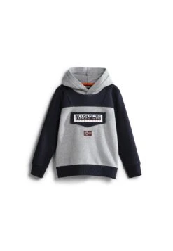 Napapijri Burgee Winter - Hoodie - Cb Grey Navy Mbd