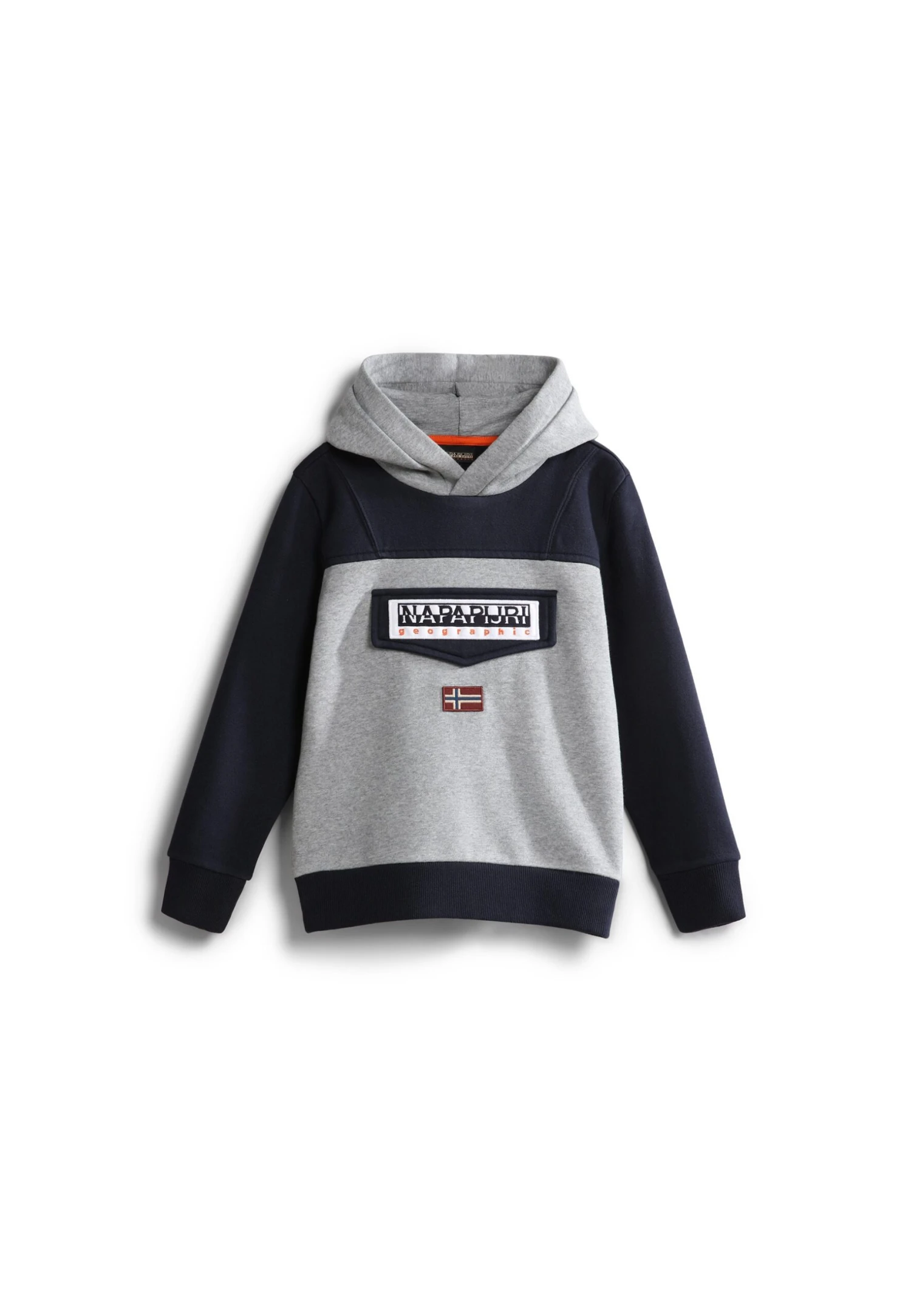 Napapijri Burgee Winter - Hoodie - Cb Grey Navy Mbd 3 Napapijri Burgee Winter - Hoodie - Cb Grey Navy Mbd