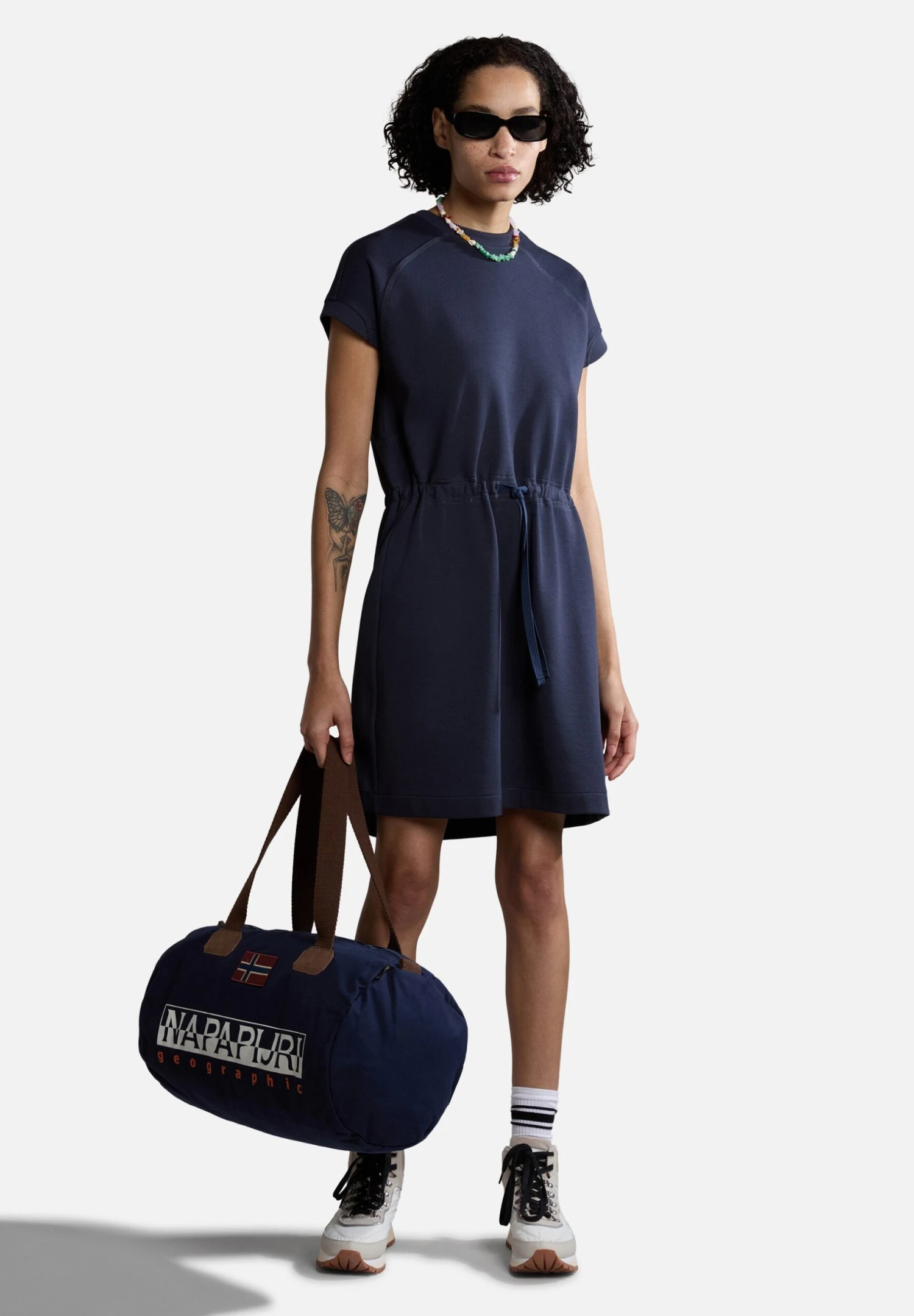 Napapijri Loja - Jerseyjurk - Blu Marine 4 Napapijri Loja - Jerseyjurk - Blu Marine - Afbeelding 2