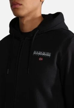 Napapijri B-Ayas Zip Hood - Sweater Met Rits - Black -Napapijri ad1900d0720348089ff143ab3a2c2687