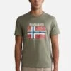 Napapijri Guiro - T-Shirt Print - Green Lichen 1 Napapijri Guiro - T-Shirt Print - Green Lichen -Napapijri ad305eeb92ba4717a0d96afe2a689bd7