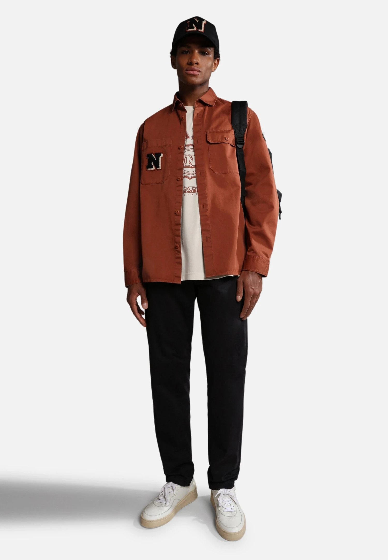 Napapijri S-Quito Ss - T-Shirt Print - Whitecap Gray 6 Napapijri S-Quito Ss - T-Shirt Print - Whitecap Gray - Afbeelding 4