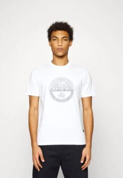 Napapijri Bollo - T-Shirt Print - Bright White