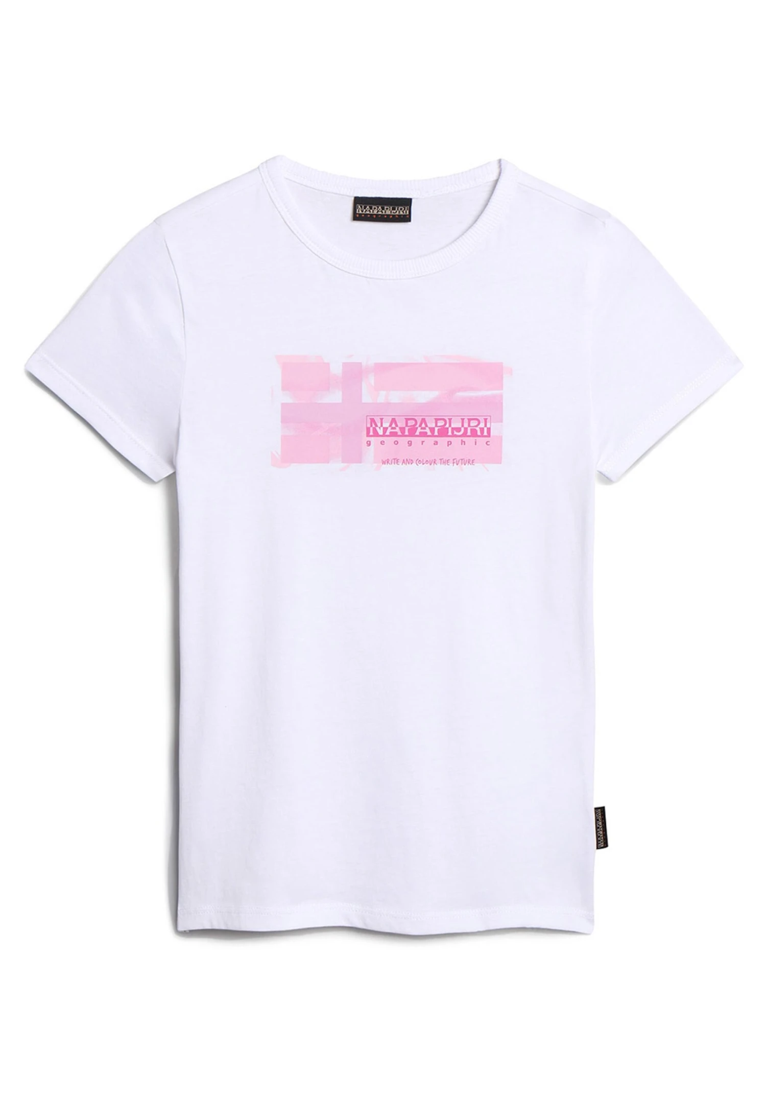 Napapijri Zamora - T-Shirt Print - Flag Pink 6 Napapijri Zamora - T-Shirt Print - Flag Pink - Afbeelding 4