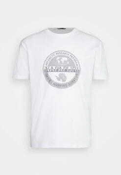 Napapijri Bollo - T-Shirt Print - Bright White -Napapijri b47af604dacf409580305101a2b7d9f6