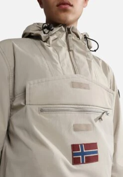 Napapijri Rainforest Summer - Windjack - Humus Beige -Napapijri b4a758f9dc3a4c65b93b87af9440dd0e
