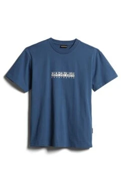 Napapijri S-Box W Ss - T-Shirt Print - Blue Ensign -Napapijri b9532d111d1c4626908329a45d0c5b30