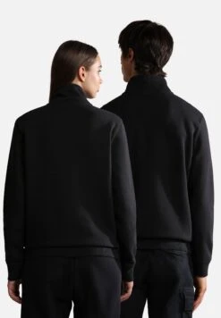 Napapijri Burgee Zip - Sweater - Black -Napapijri b9a802b6698b41998b9847fba835116d