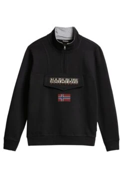 Napapijri Burgee Zip - Sweater - Black -Napapijri bb21742cddb949c08f76c02dff428c33