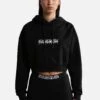 Napapijri B Box Crop- Hoodie - Black -Napapijri bd8f64adbc544727b23e2991d6f90cc6