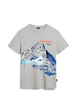 Napapijri S-Forsteri - T-Shirt Print - Gray Ghost 12 Napapijri S-Forsteri - T-Shirt Print - Gray Ghost -Napapijri bdaa4dc29b1847f490fca63e121f5e11
