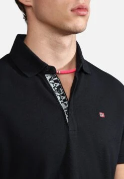 Napapijri Eolanos - Poloshirt - Noir -Napapijri be08fdc2b2a8453ab477fea112bb5a8f