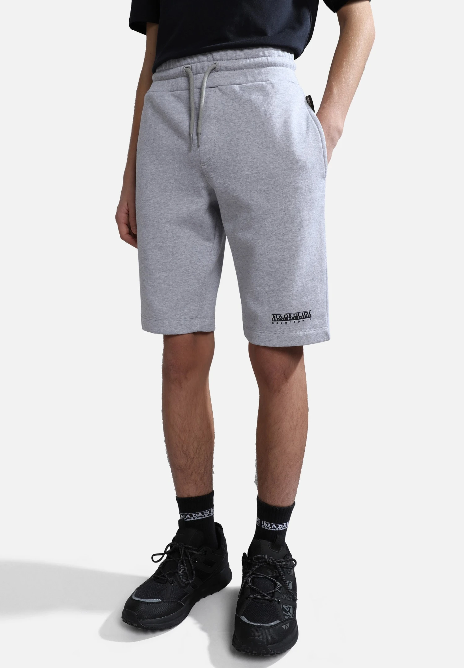 Napapijri Box - Shorts - Light Grey Melange 4 Napapijri Box - Shorts - Light Grey Melange - Afbeelding 2