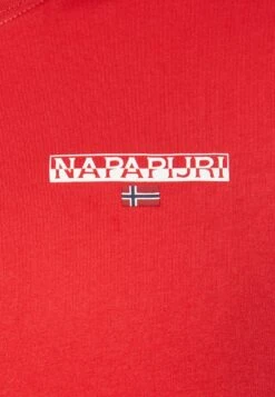 Napapijri Ice - T-Shirt Basic - Bright Red -Napapijri c53256e12e684c7d8705ea75d62a8b0b
