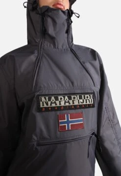 Napapijri Northfarer - Lichte Jas - Dark Grey Solid -Napapijri c6c3f23ddd5b41c68647d5291a38398f