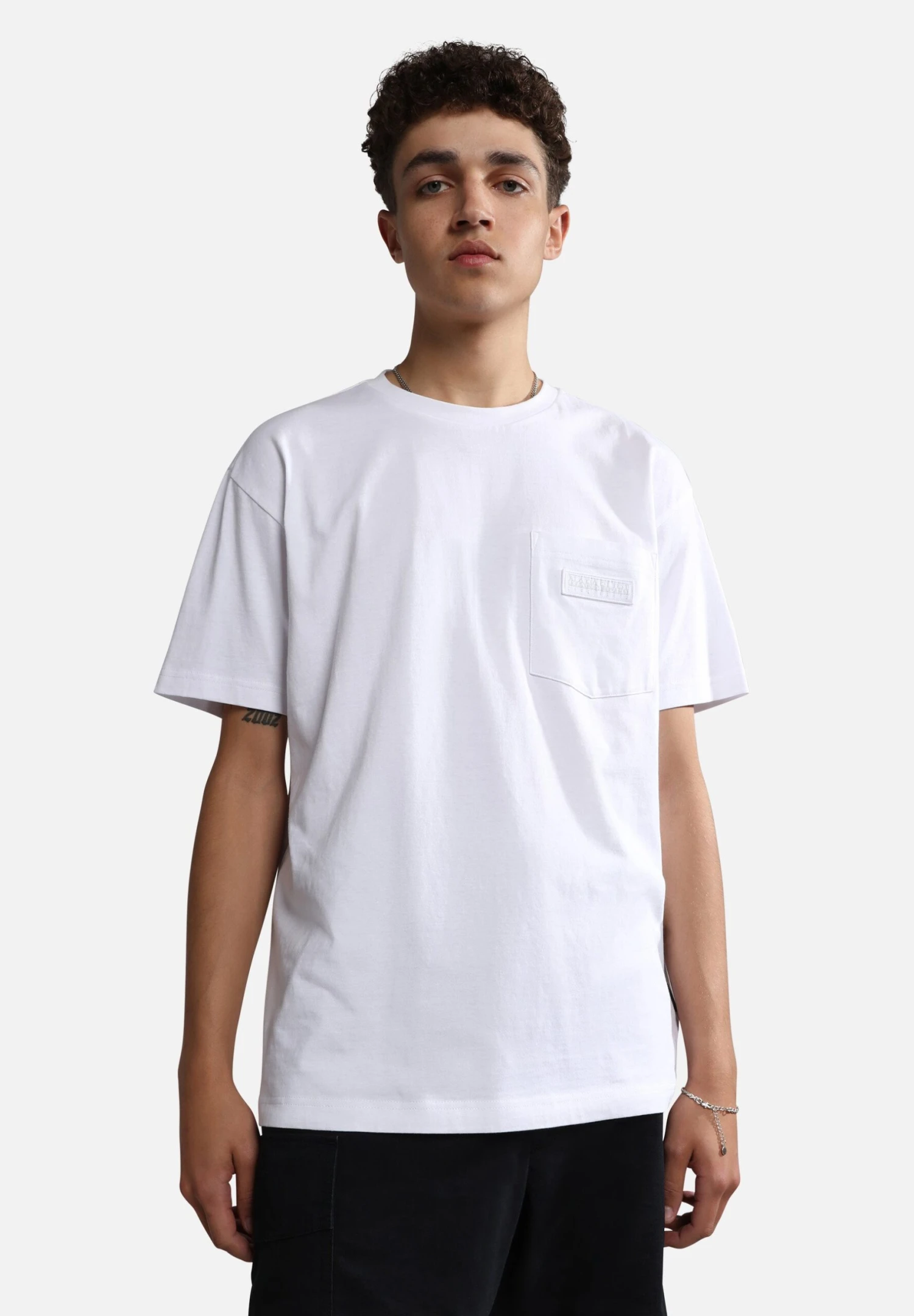 Napapijri T-Shirt Basic - Bianco 7 Napapijri T-Shirt Basic - Bianco - Afbeelding 5
