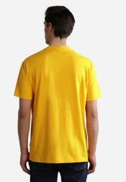 Napapijri S-Morgex - T-Shirt Basic - Yellow Ray -Napapijri c856b3d436aa4368a678aba0d033654e