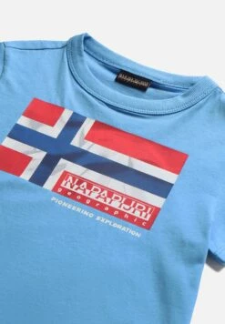 Napapijri Zamora - T-Shirt Print - Blue Azure B2C -Napapijri c92533c530ee43478763efeff0af5536