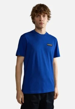 Napapijri S-Iaato - T-Shirt Basic - Blu Mazarin B5A