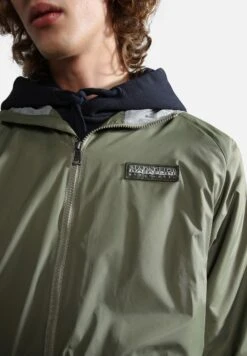 Napapijri Amorgex - Lichte Jas - Green Lichen -Napapijri cc41705bef54465bb760005e6c0f8e96