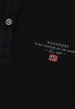 Napapijri Elbas - Poloshirt - Schwarz -Napapijri cd8fb3b6d8594fe498447ecda9308b1e