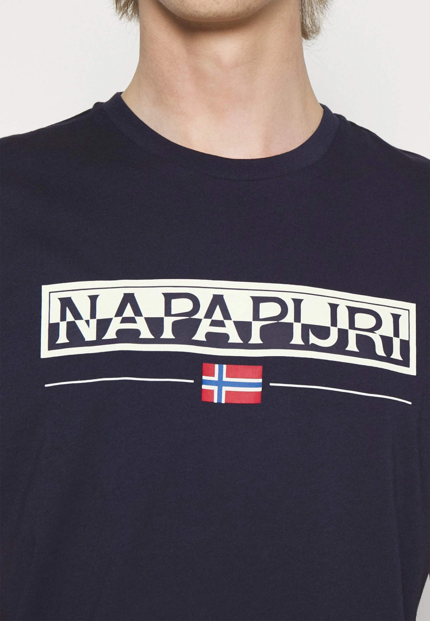 Napapijri T-Shirt Print - Blu Marine 8 Napapijri T-Shirt Print - Blu Marine - Afbeelding 6