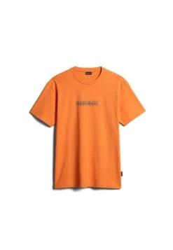 Napapijri S Box - T-Shirt Print - Orang Amber A1Z